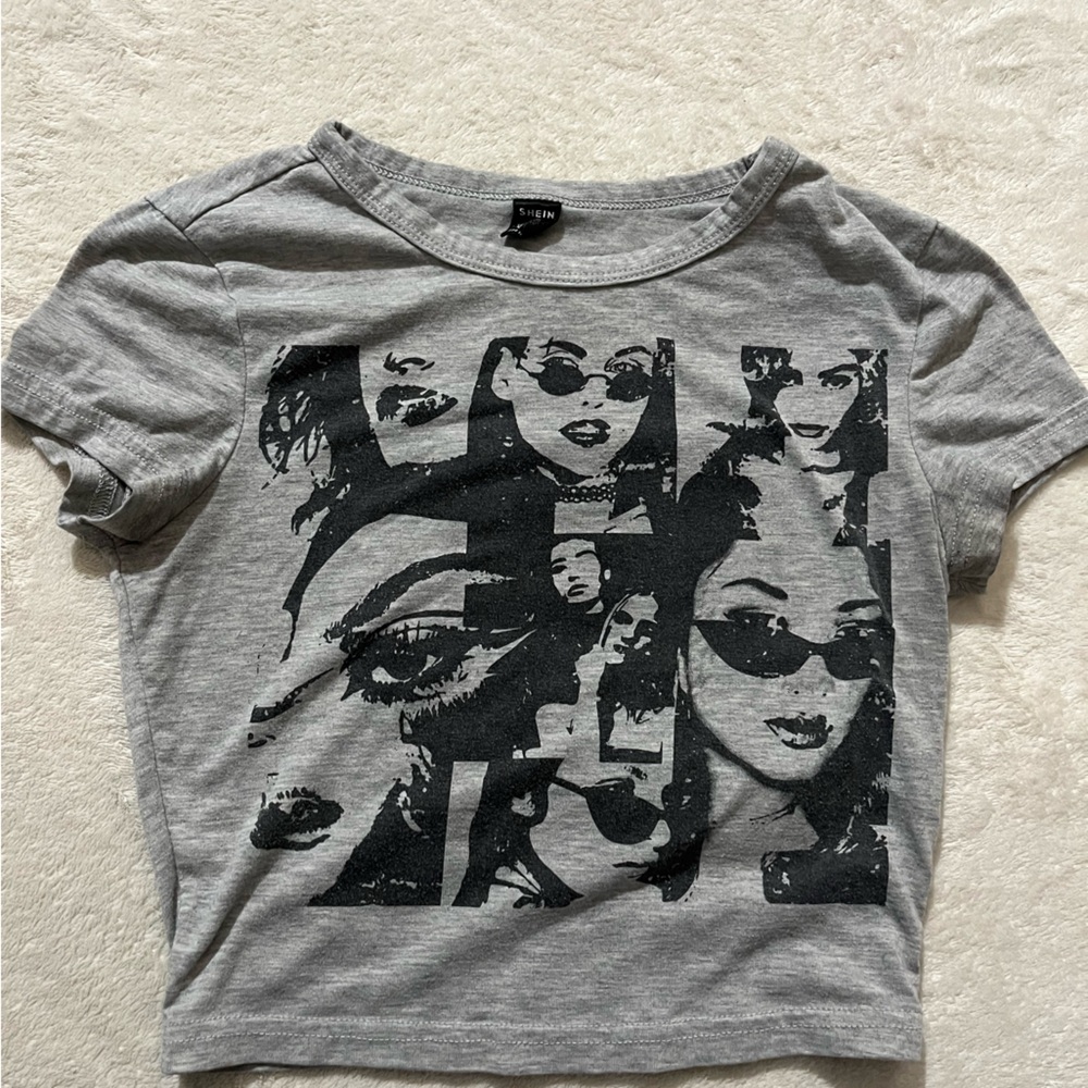 Gray Graphic T-Shirt